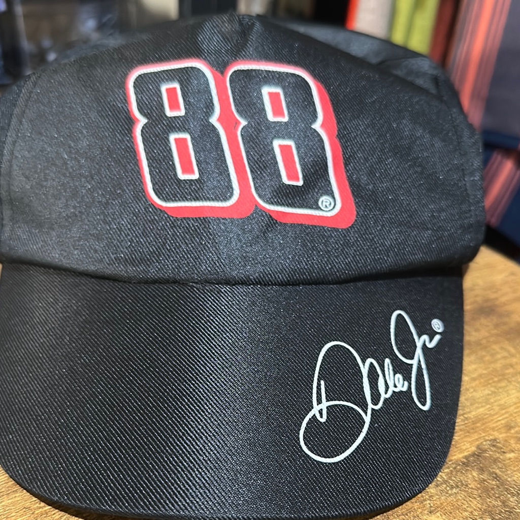 Nascar Black Cap With Multicolor Logo